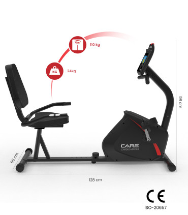 Semi-ligfiets - CARDIO MASTER connected