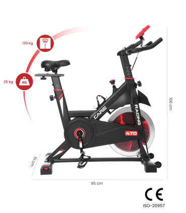 Spinning Bike - CARE - Racing 470 - Gereviseerd