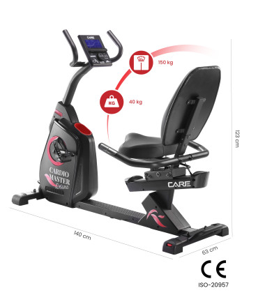 Ligfiets - CARE - CARDIO MASTER DELUXE - FBA