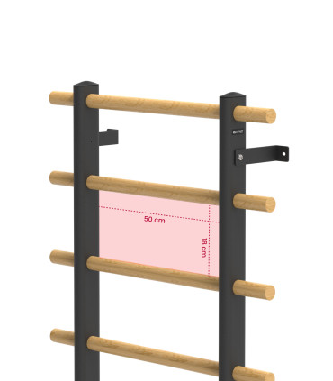 Ribbenstok - CARE - Hout en metaal met opties