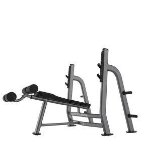 Schuine krachttrainingsbank PRO - CARE - Borstspieren met vrij gewicht