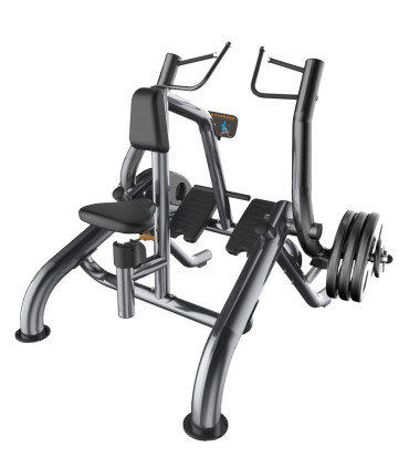 Professionele horizontale roeimachine - CARE - Zittend met vrij gewicht