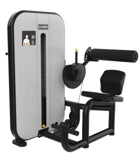 Buikspiermachine - CARE - Zittende crunch met geleide lading