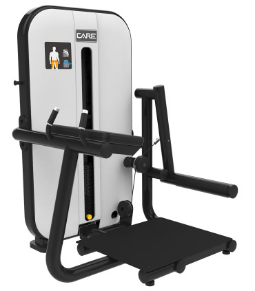 Gecombineerd station Bilspieren Adductoren/Abductoren - CARE - Dual System met geleide belasting
