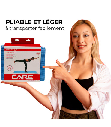 Opvouwbare gymnastiekmat 173 x 61 x 0,5cm - CARE