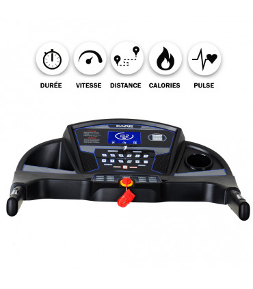 Verbonden loopband - 16km/u - CARE -FBA- CT-705-2 - KINOMAP