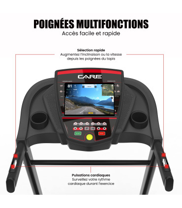 Connected loopband - 18 km/u - CARE -FBA- JOG RUNNER - KINOMAP