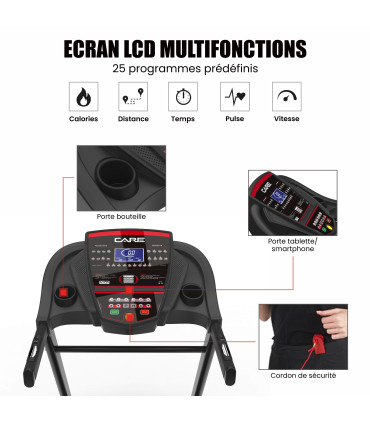 Connected loopband - 18 km/u - CARE -FBA- JOG RUNNER - KINOMAP