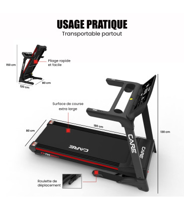 copy of Aangesloten loopband - 20km/h - CARE - CT-750 - KINOMAP