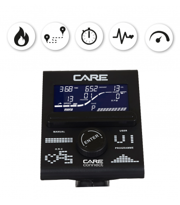Hometrainer - CARE - CV-395 Ergometer en verbonden - FBA-DE