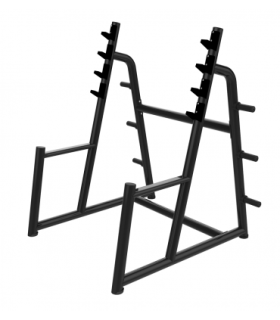 Care Premium Line zwarte squat rack