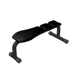 Zwarte vlakke bank care premium line