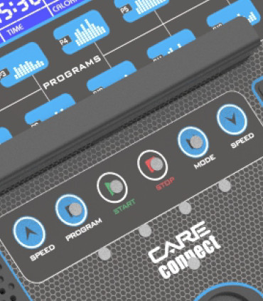 Verbonden loopband - 14km/u - CARE - KINOMAP