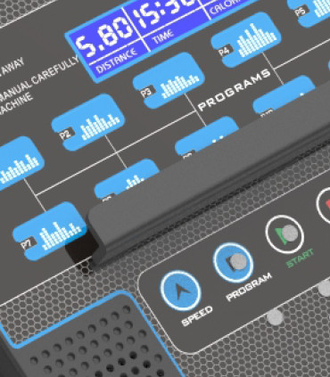 Verbonden loopband - 14km/u - CARE - KINOMAP