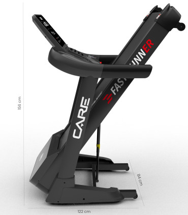 Verbonden loopband 22 km/u - CARE - Fast Runner SP - Gereviseerd