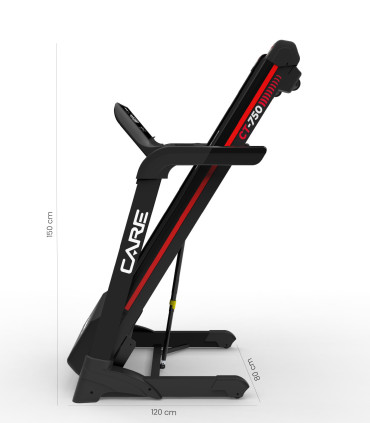 Verbonden loopband - 20km/u - CARE - CT-750 - Gereviseerd