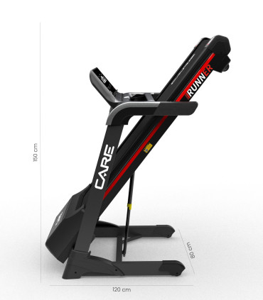 Verbonden loopband - 20km/u - CARE - RUNNER - KINOMAP