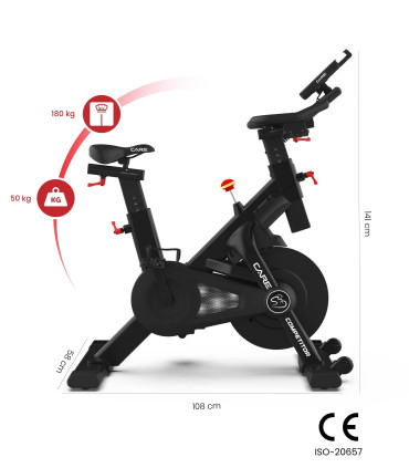 Spinningfiets - CARE - COMPETITOR - Magnetisch
