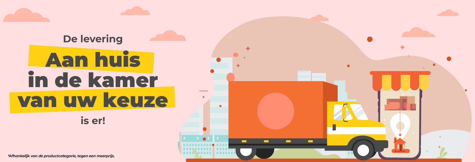 Livraison dans la pièce de votre choix NL